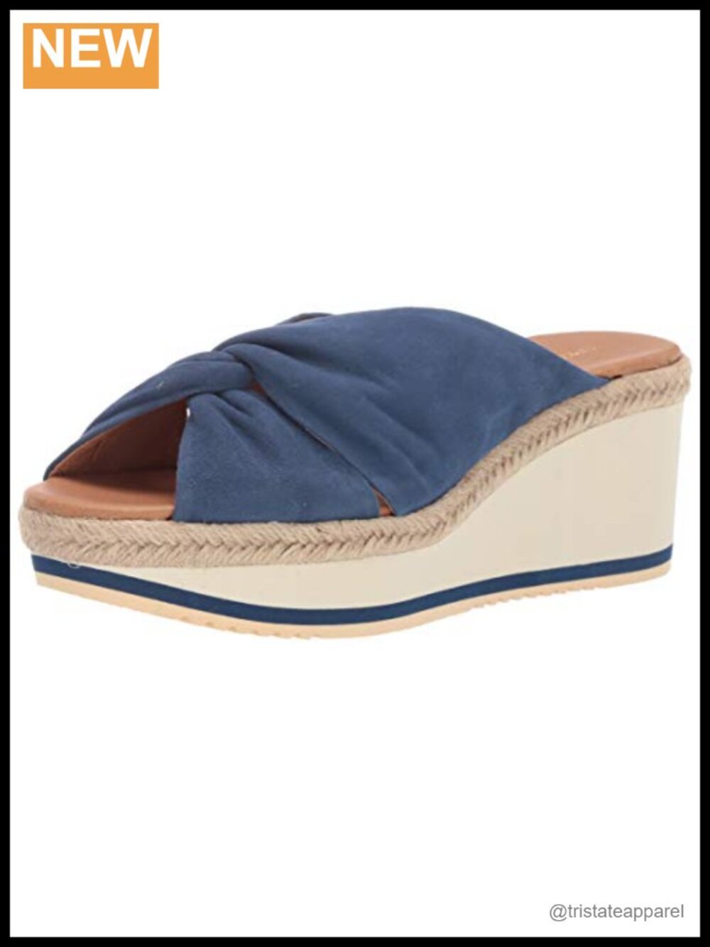 Suede Leather Wedge Sandal Slingback Platform Open Toe Memory Foam